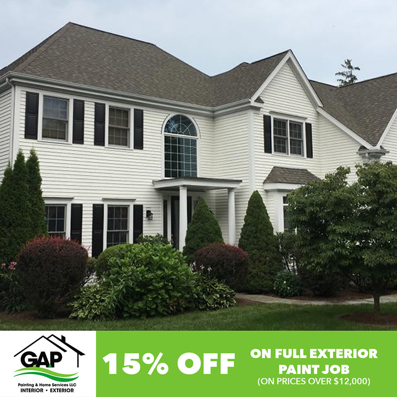 15% Off in full exterior paint jobs